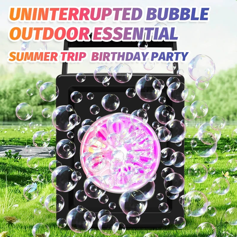 Automatic Handheld Electric Bubble Machine Toy