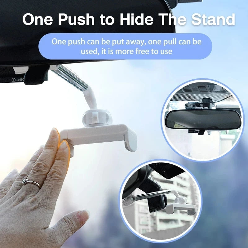 Car Rearview Mirror Phone Mount